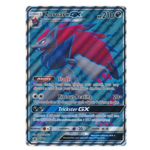 Zoroark Gx Sm84 Grande Carte Pokemon En Anglais