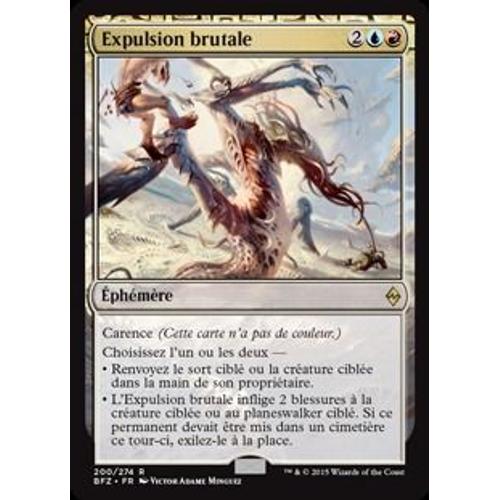 Magic Mtg - Expulsion Brutale [Bataille De Zendikar] Rare Français