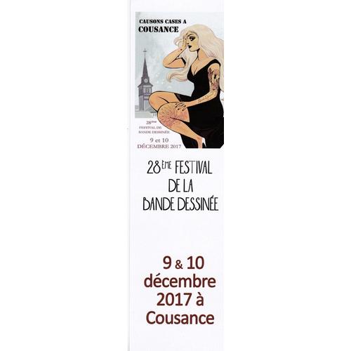 Marque Page Collignon Daphné Festival Bd Cousance 2017 (Tamara De Lempicka