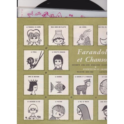 Farandoles Et Chansons -Nous Avions Une Fillette - Mon Père M'a Donné Un Étang- La Pibole - La Violette Doublera - Anne De Bretagne - Le Poltron - La Jardinière Du Roi - Le Nez De Martin