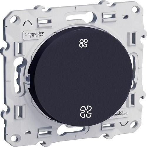 SCHNEIDER ELECTRIC Interrupteur Commande VMC Odace anthracite