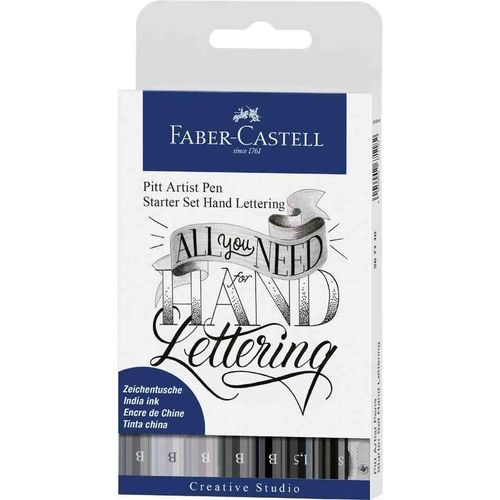 Faber-Castell Feutre Pitt Artist Pen, Étui De 8