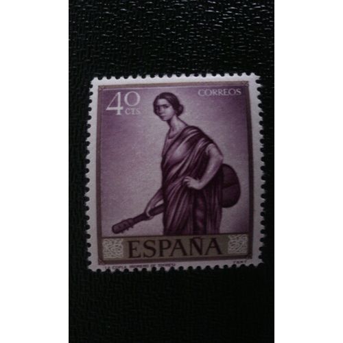 Timbre Espagne ( Yt 1313 ) 1965 Peintres - Romero De Torres