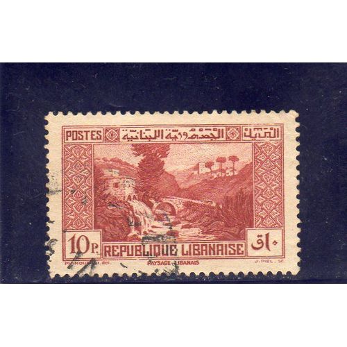 Timbre-Poste Du Liban (Mandat Français) (Paysage Libanais)