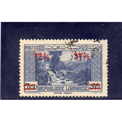 Timbre-Poste Du Liban (Mandat Français) (Paysage Libanais)