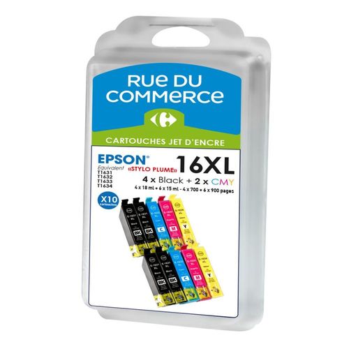 Pack De 10 Cartouches Compatibles Epson T1636