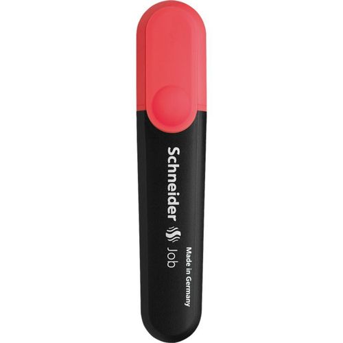 Schneider Lot De 5 Surligneurs Rechargeable Job Pte Biseau 1-5 Mm Rouge