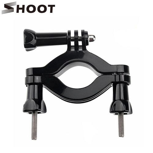 CNYO® SHOOT Support de fixation de guidon de moto pour GoPro Hero 5 4 3 session SJCAM SJ4000 Yi 4K h9 appareil photo avec Go Linker de trépied Pro