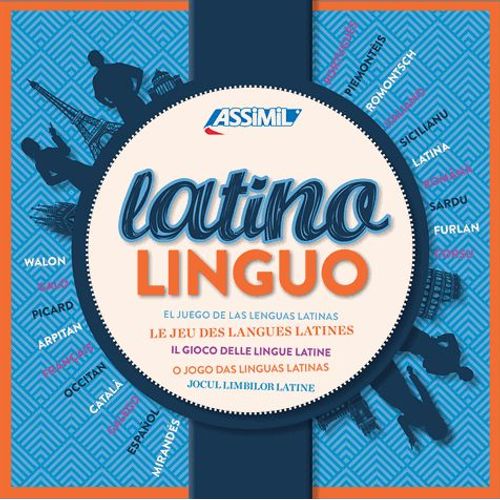 Coffret Latino Linguo - Contient : 1 Plateau De Jeu, 6 Pions, 30 Jetons, 72 Cartes
