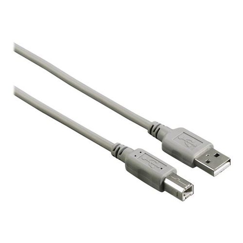Hama - Câble USB - USB (M) pour USB type B (M) - 1.8 m - gris