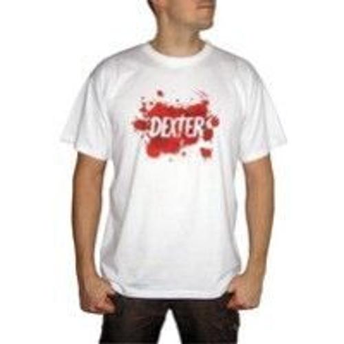 Dexter - Tshirt Homme Logo White - Basic Taille L