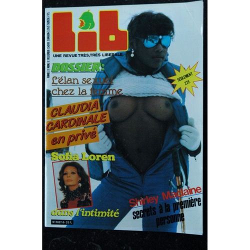 Lib 02 N° 2 Claudia Cardinale Sophia Loren Shirley Maclaine L'élan Sexuel Chez La Femme