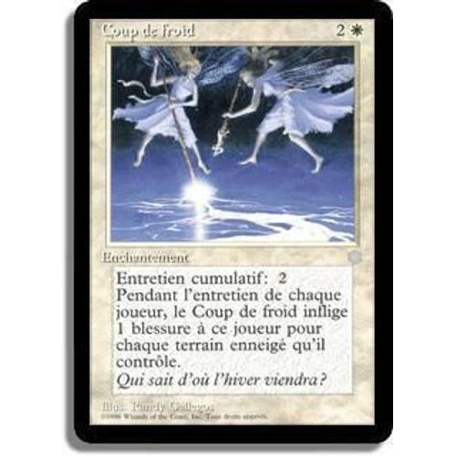 Magic Mtg - 2 X Coup De Froid (Ere Glaciaire) Unco Anglais