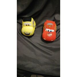 Disney doudou cars mc queen plat gris noeud voiture