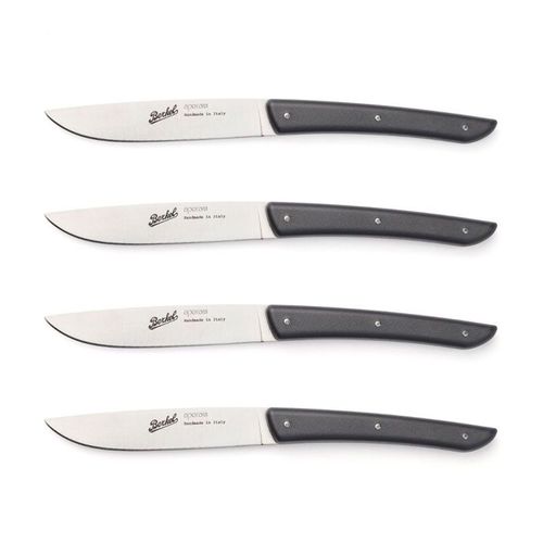 Berkel Set 4 Couteaux À Steak Noir