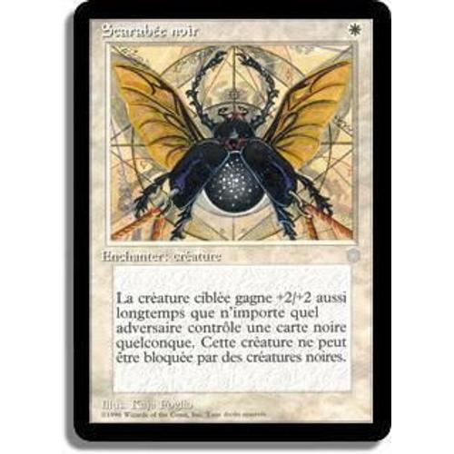 Magic Mtg - Scarabée Noir (Ere Glaciaire) Unco Anglais