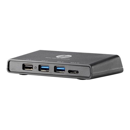 HP 3001pr USB 3.0 Port Replicator - Station d'accueil - USB - VGA, HDMI - 1GbE - Europe