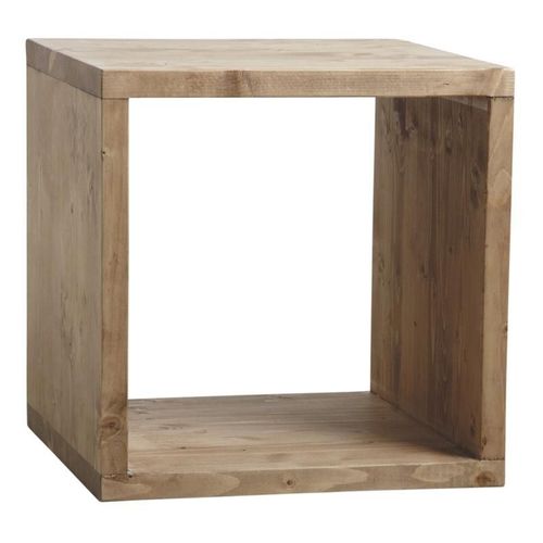 Etagère Cube En Bois Ciré Miel