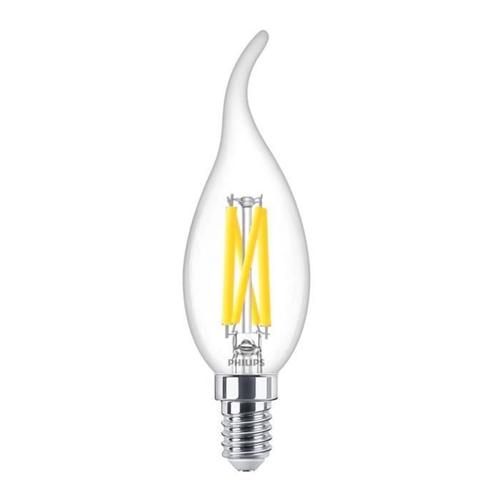 Philips Master Led E14 Bent-Tip Bougie Filament Claire 3.4w 470lm - 922-927 Dim Àwarm | Meilleur Rendu Des Couleurs - Dimmable -