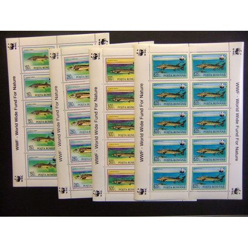 Roumanie Posta Romana 1994 Fauna Proteguida Wwf Yvert 4200 / 4203 ** Mnh