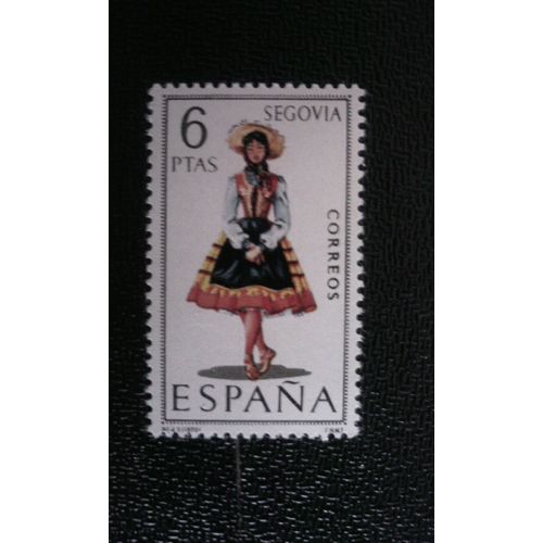 Timbre Espagne ( Yt 1625 ) 1970 Costumes Régionaux, Ségovie