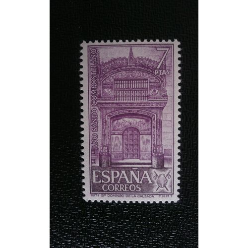 Timbre Espagne ( Yt 1702 ) 1971 Saint Année De Compostelle (Ii)