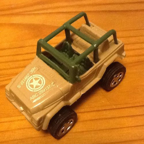 Jeep Militaire En Plastique 1/43