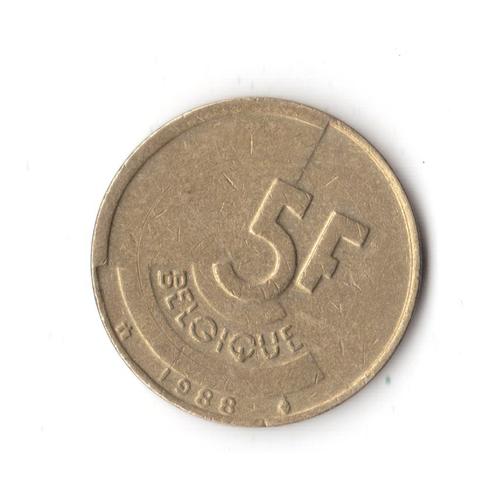 5 Francs Belgique 1988
