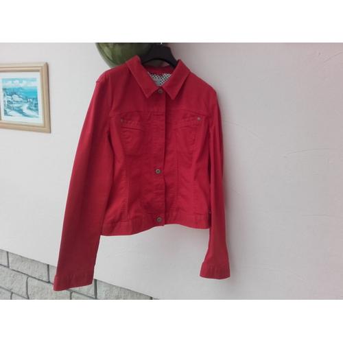 Blouson S.Oliver Coton 42 Rouge