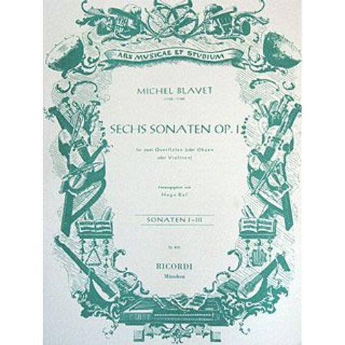 6 Sonaten Op. 1