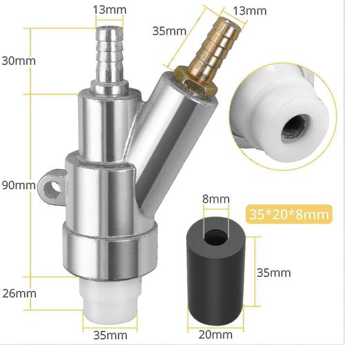Accessoires pour pistolet de sablage  - outil pneumatique de sablage avec buse en carbure de bore