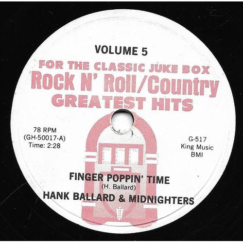 Hank Ballard & Midnighters / Hank Snow Finger Poppin' Time / I'm Movin On