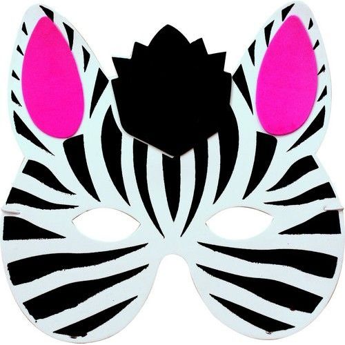 Masque Zèbre Enfant Taille Unique