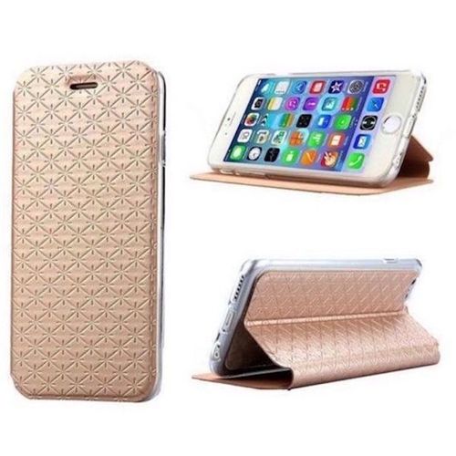 Etui A Rabat Iphone 6 6s (4"7) Or Gold Silicone Semi-Rigide (Tpu)