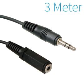 Câble audio Premium jack stéréo 3,5mm mâle/femelle, 3m