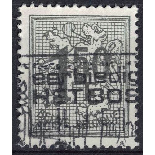 Belgique 1969 Oblitéré Used Lion Héraldique 1f50 Olive Noir Su