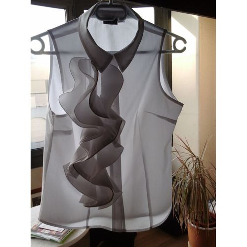 Top Venca Polyester/Coton 38 Blanc