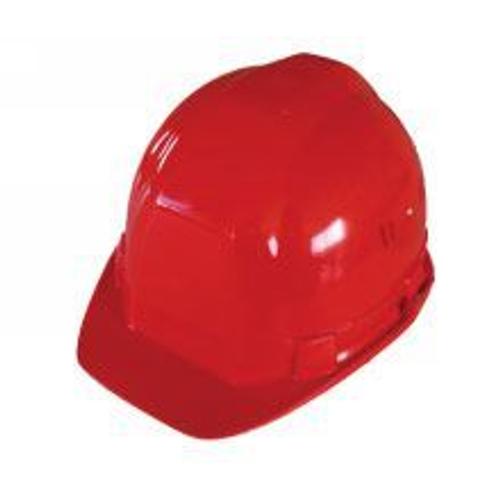 Casque chantier rouge