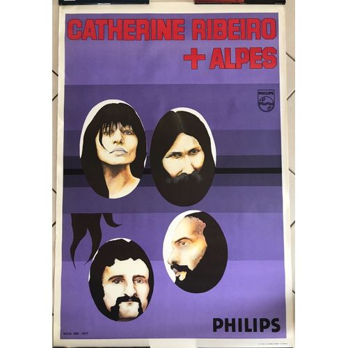 Catherine Ribeiro + Alpes - Affiche / Poster Envoi En Tube - 80x120cm