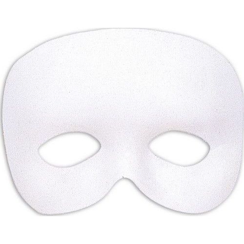 Demi-Masque Blanc Adulte
