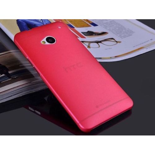Coque Case Htc One M9 Rouge Red Ultra-Fine Silicone Souple (Tpu)