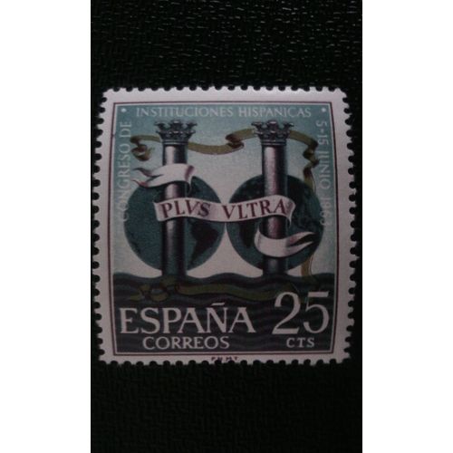 Timbre Espagne ( Yt 1176 ) 1963 Congrès Des Institutions Hispaniques