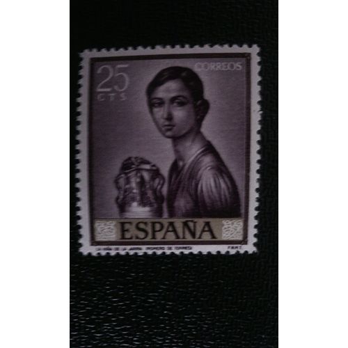 Timbre Espagne ( Yt 1312 ) 1965 Peintres - Romero De Torres