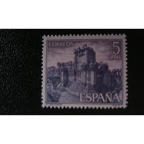 Timbre Espagne ( Yt 1473 ) 1967 Château De Coca