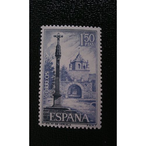 Timbre Espagne ( Yt 1493 ) 1967 Monastère De Veruela