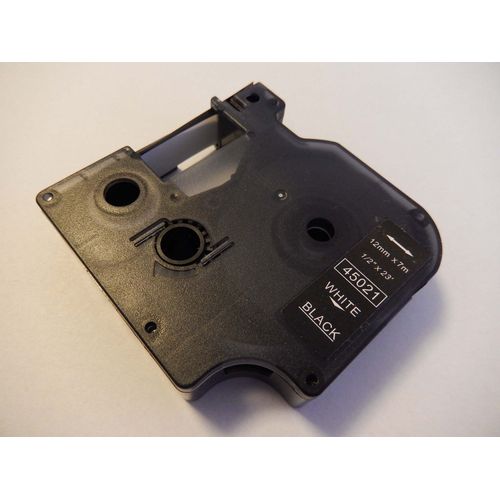 vhbw Ruban compatible avec Dymo Rhino 4200, 5000, 5200, 6000 imprimante d'étiquettes 12mm Blanc sur Noir