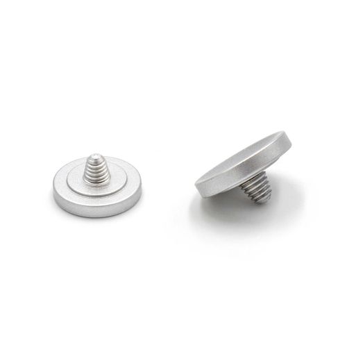 vhbw Bouton de déclencheur compatible avec Hasselblad 503CW appareil photo - Pression ergonomique, métal, argent