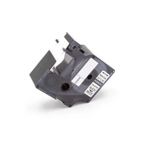 vhbw Ruban compatible avec Dymo RhinoPro 6000, 5000, 3000, ILP 219 imprimante d'étiquettes 24mm Noir sur Blanc, Vinyle