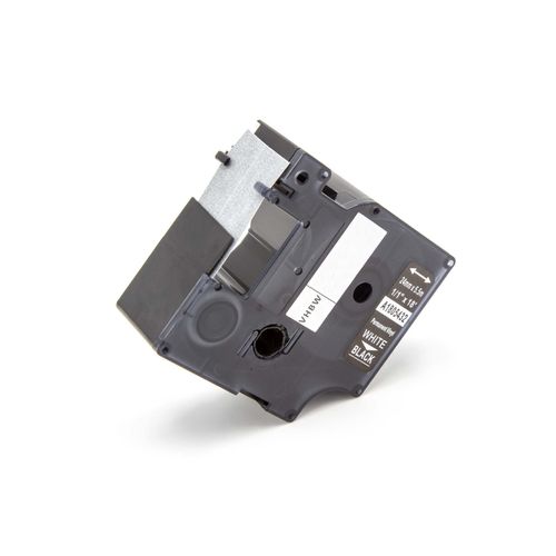 vhbw Ruban compatible avec Dymo RhinoPro 6000, 5000, 3000, ILP 219 imprimante d'étiquettes 24mm Blanc sur Noir, Vinyle