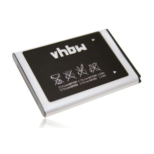 Vhbw Batterie Compatible Avec Samsung Gt-E2530, Gt-E2600, Gt-S3030, Gt-S3100, Gt-S3110, Gt-S5150 Glamour, Sgh-A701 Smartphone (600mah, 3.7v, Li-Ion)